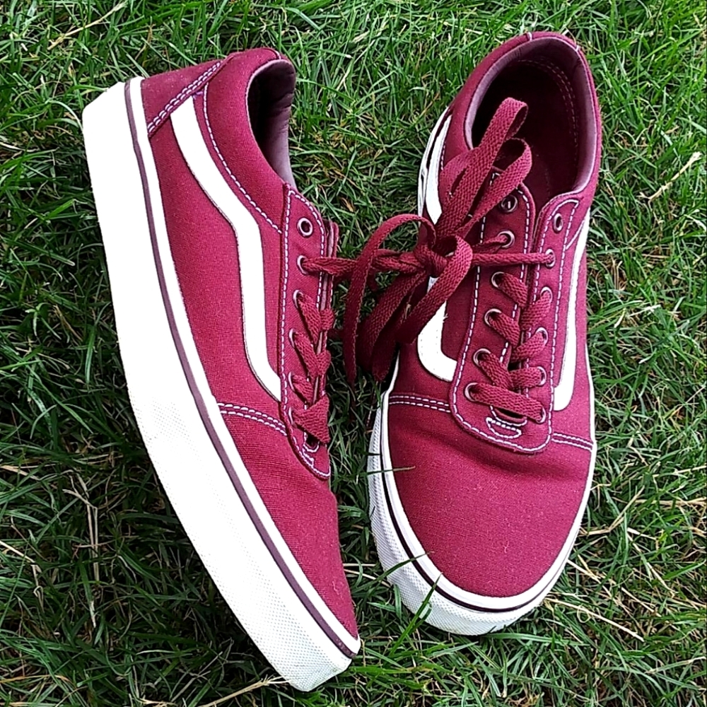 Maroon Vans